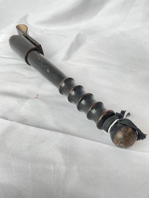 Lot 165 - A  police baton complete with original letter...