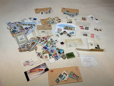 Lot 325 - A quantity of stamps including some Penny...