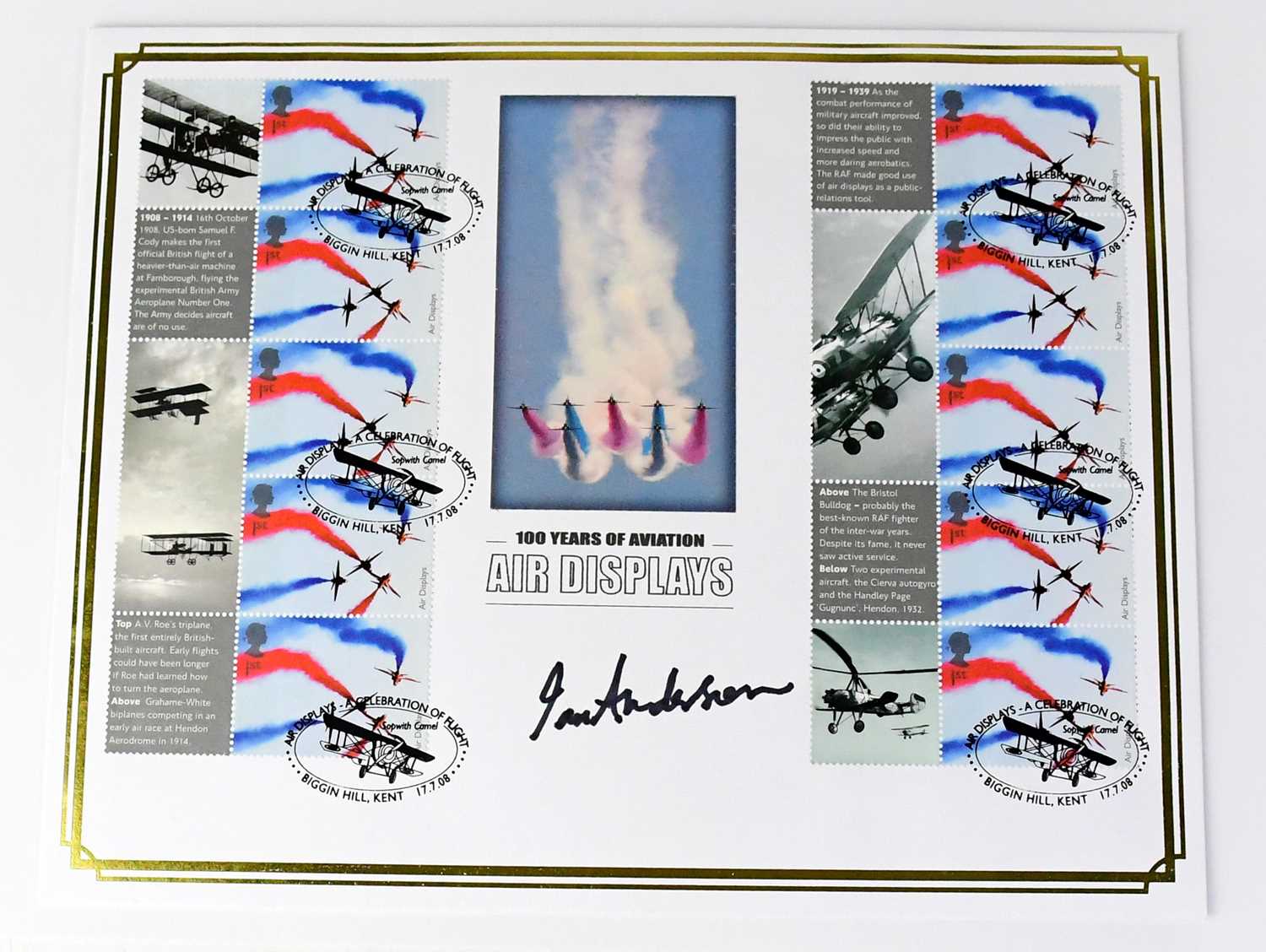 Lot 523 JETHRO TULL; a first day cover bearing the