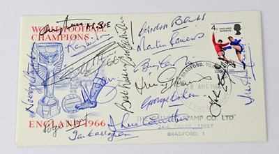 Lot 768 - WORLD CUP 1966; a first day cover bearing...
