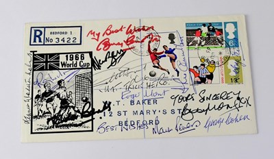 Lot 777 - WORLD CUP 1966; a first day cover bearing...