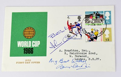 Lot 762 - A first day cover bearing the signatures of...