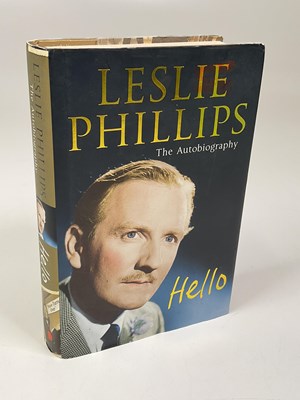 Lot 2168 - LESLIE PHILLIPS; Hello: The Autobiography,...