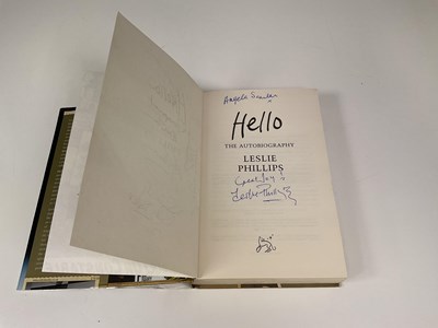 Lot 2168 - LESLIE PHILLIPS; Hello: The Autobiography,...