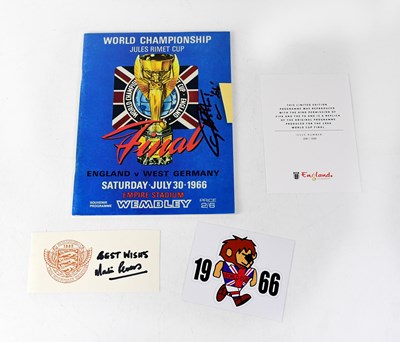Lot 778 - WORLD CUP 1966; an 'Official 1966 World...
