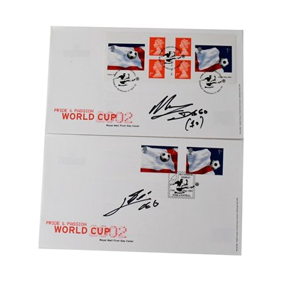 Lot 750 - DIEGO MARADONA/LIONEL MESSI; a first day cover...
