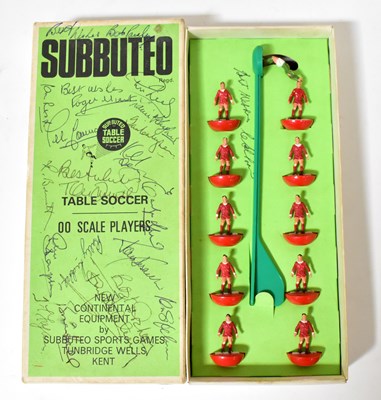 Lot 735 - LIVERPOOL FC; a Subbuteo table soccer 00 scale...