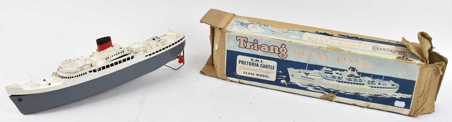 Lot 318 - A boxed Triang ocean liner 'Pretoria Castle'.