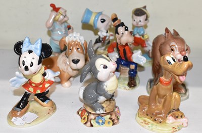 Lot 511 - BESWICK: Nine Beswick Disney figurines...