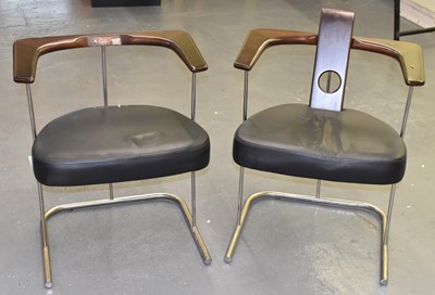 Lot 95 - A pair of stylised contemporary office chairs...