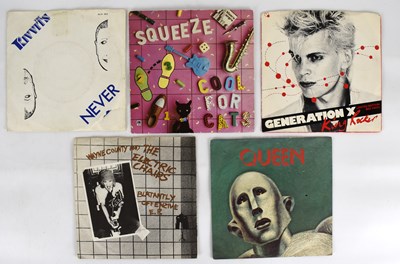 Lot 396 - PUNK AND NEW WAVE; five related singles...