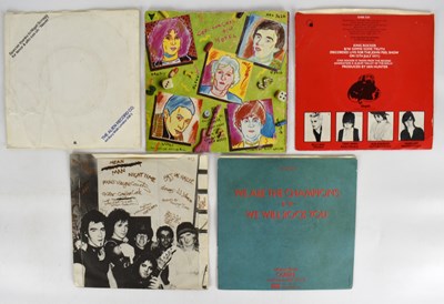 Lot 396 - PUNK AND NEW WAVE; five related singles...