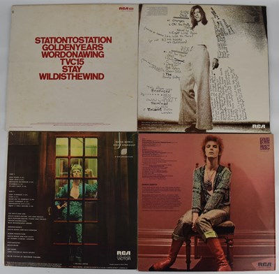 Lot 278 - DAVID BOWIE; four albums comprising 'Ziggy...