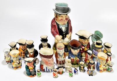 Lot 419 - SARREGUEMINES: character jugs