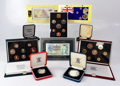 Lot 838 - A collection of commemorative coins, including...