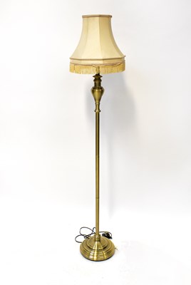 Lot 103 - A contemporary brushed yellow metal standard...