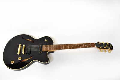 Lot 208 - YAMAHA; a semi-hollow electric guitar.