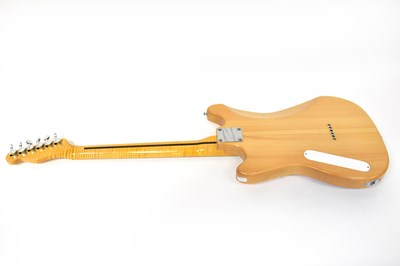 Lot 216 - A handmade six-string electric guitar.