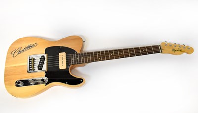 Lot 203 - FENDER; a Blonde Telecaster Cadillac electric...