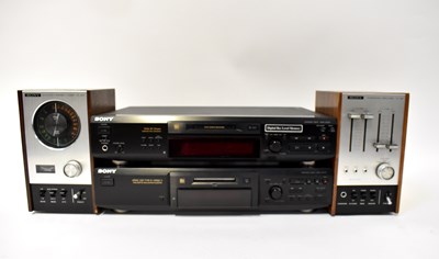 Lot 226 - SONY; an integrated amplifier TA-88, an FM...