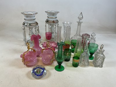 Lot 288 - A collection of glassware including a pair of...