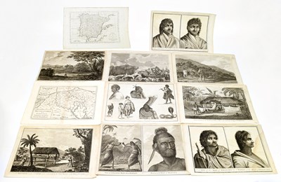 Lot 946 - A collection of ten 18th century etchings of...