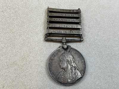 Lot 3 - A Victorian Queen's South Africa medal,...