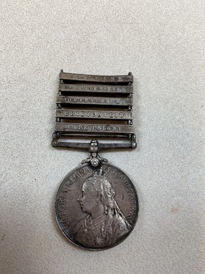 Lot 3 - A Victorian Queen's South Africa medal,...