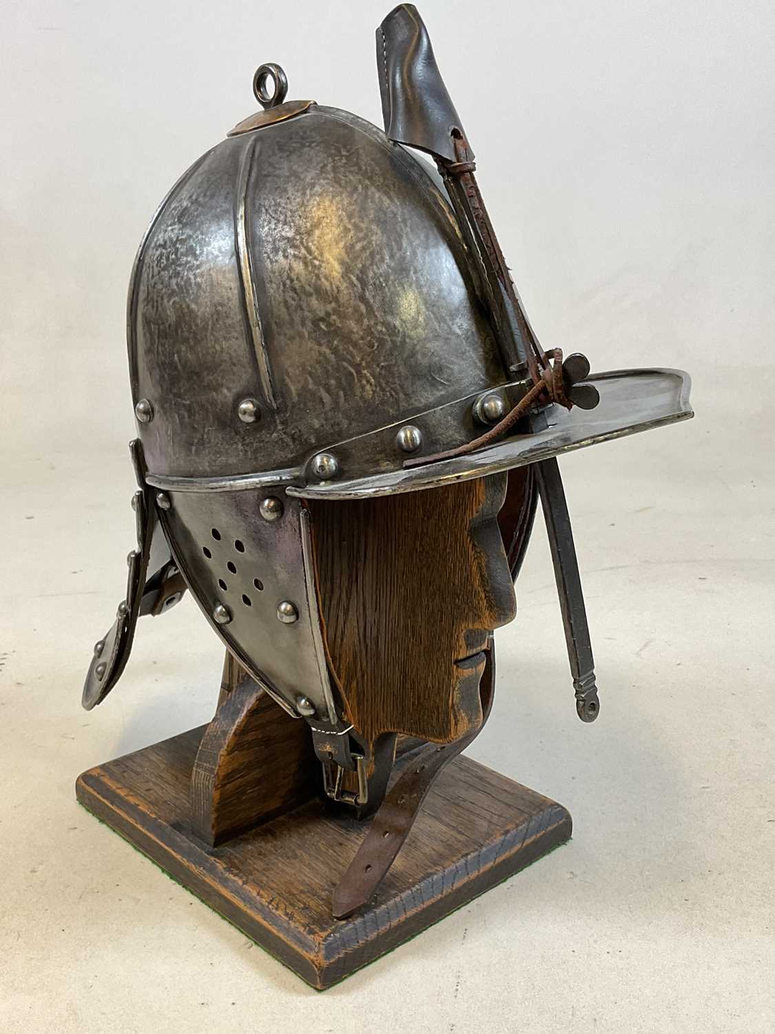 Lot 141 - Reproduction lobster pot helmet