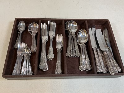 Lot 398 - A quantity of plated cutlery