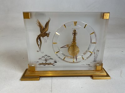 Lot 393 - JAEGER-LECOULTRE: a Marina mantel clock,...