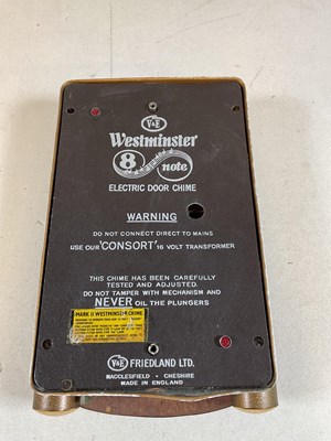 Lot 757 - A vintage Westminster eight note electric door...