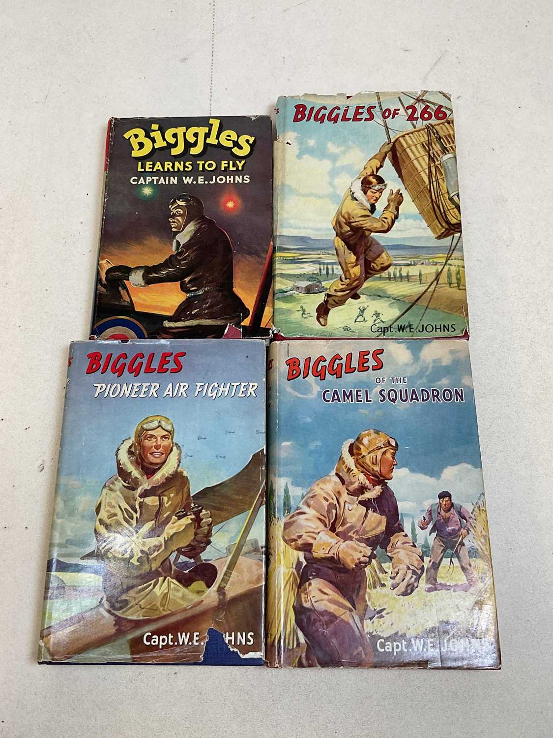 Lot 331 Captain We Johns Four Biggles Books First