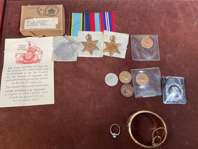 Lot 142 - A trio of WWII medals awarded to '527607 F/Sgt...