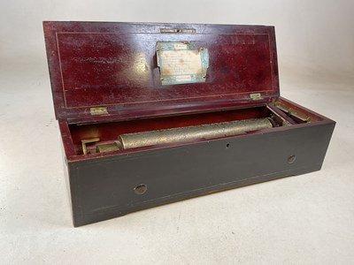 Lot 298 - A late 19th century Swiss rosewood cased eight...