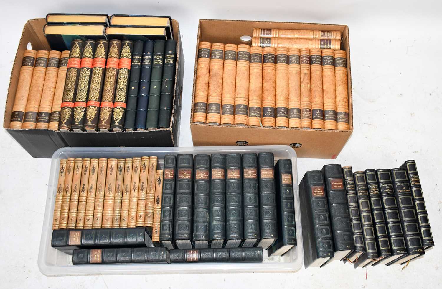 Lot 874 - LES BEAUX FRANCE, thirteen vols, ¼ leather...