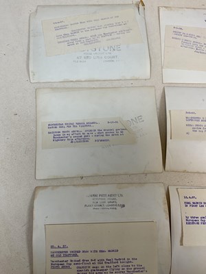 Lot 70 - MANCHESTER UNITED F.C; six Keystone Press...