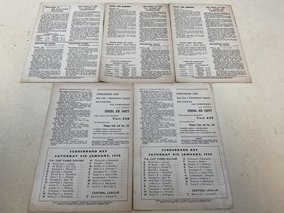 Lot 1364 - Five F.A. Youth Challenge Cup programmes,...