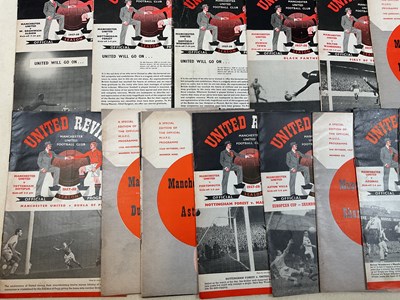 Lot 1508 - MANCHESTER UNITED F.C; 1957/58 season, set of...