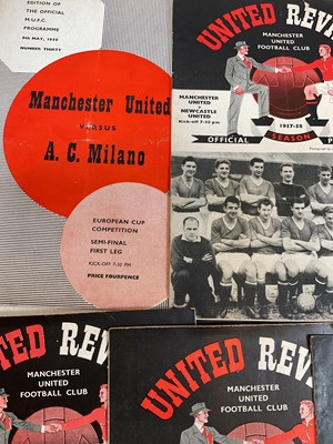 Lot 1508 - MANCHESTER UNITED F.C; 1957/58 season, set of...