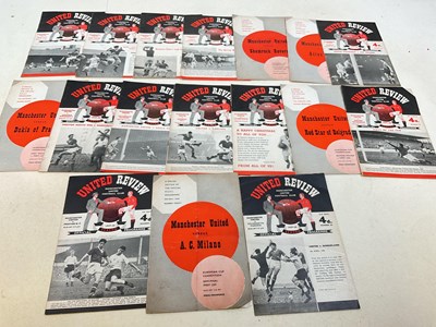 Lot 56 - MANCHESTER UNITED F.C; 1957/58 season,...