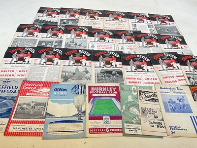 Lot 81 - MANCHESTER UNITED F.C; 1954/55 season,...