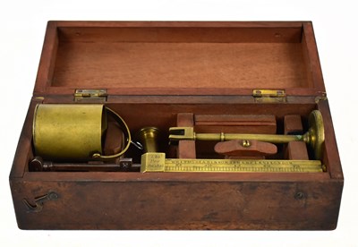 Lot 218 - WHITMORE & BINYON LONDON; as cased set of miniature balance scales.