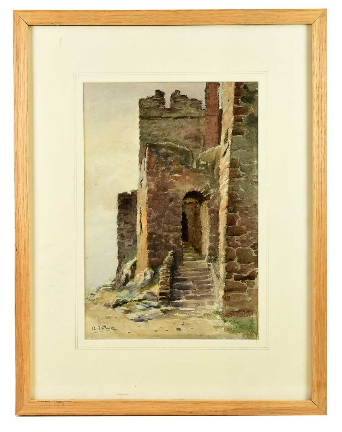 Lot 1609 - ARTHUR BASSETT WALLER (1882-1975); watercolour,...