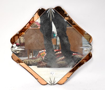 Lot 46 - A 1930s wall mirror