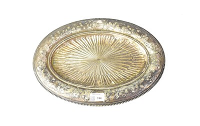 Lot 300 - WHITE STAR LINE; an oval serving dish, beaded...