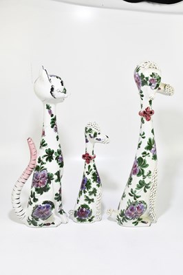 Lot 284 - Two 1950s Italian ceramic Spaghetti poodles,...