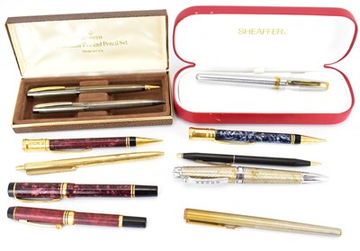 Lot 187 - Various fountain, ballpoint and other pens to...