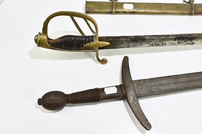 Lot 2544 - A sword made up of various parts, together...