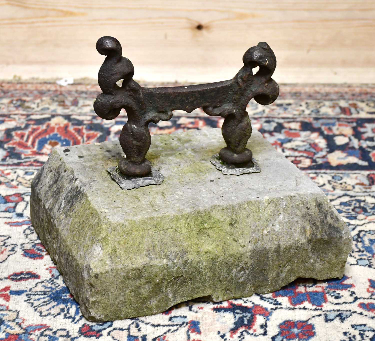 Cas Iron Boot Lot 2735 - An early 19th century cast iron boot